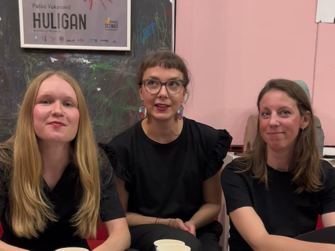 Polaznice studentske grupe u prostoru Točke na i